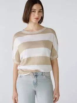 Пуловер Oui, белый