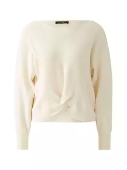 Пуловер Oui, белый