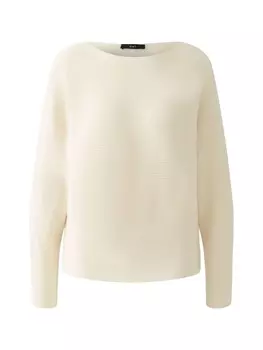 Пуловер Oui, белый