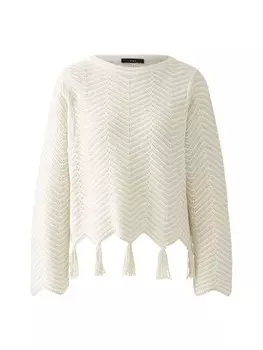 Пуловер Oui, цвет white offwhite