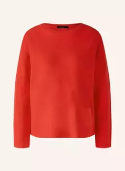 Пуловер Oui, красный