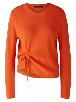 Пуловер Oui Pullover, оранжевый