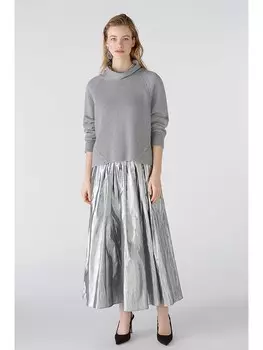 Пуловер Oui Pullover, серый
