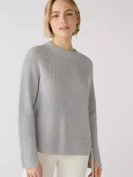 Пуловер Oui, серый