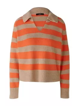 Пуловер Oui Wolle Modalmischung, цвет lt stone red