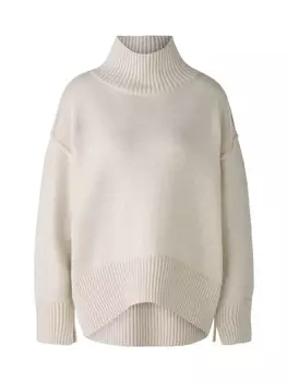 Пуловер Oui Wollmischung, цвет light beige mel