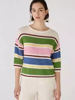 Пуловер Oui, зеленый