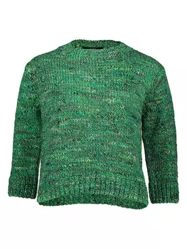 Пуловер Oui, зеленый