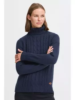 Пуловер Oxmo Rollkragenpullover OXCATHY 21301293ME modischer Rollkragenpullover, синий