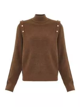 Пуловер paino, коричневый
