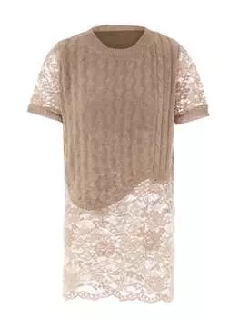 Пуловер paino, серо-коричневый