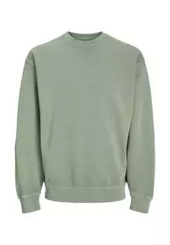 Пуловер партия выцветшая толстовка Jack & Jones, зеленый