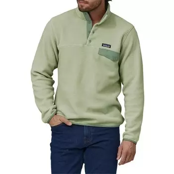 Пуловер Patagonia Lightweight Synchilla Snap-T, цвет Salvia Green