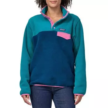 Пуловер Patagonia Lightweight Synchilla Snap-T Fleece, цвет Lagom Blue