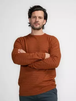 Пуловер Petrol Industries Feinstrickpullover Adak, коричневый