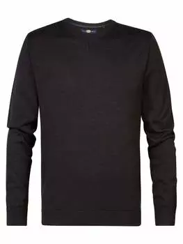 Пуловер Petrol Industries Feinstrickpullover Plus Size Chugach, черный