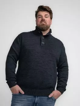Пуловер Petrol Industries Melage Pullover, цвет Plus Size ChignikBlau