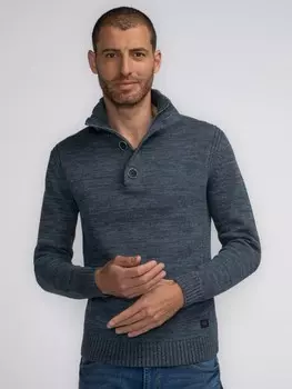 Пуловер Petrol Industries Melierter Pulover Brevig, серый