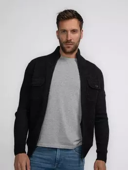 Пуловер Petrol Industries StrickStrickjacke Sitka, черный