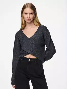 Пуловер Pieces Nanu, черный