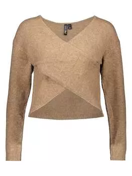 Пуловер Pieces Pullover, кэмел