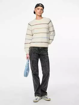 Пуловер Pieces Pullover, кремовый