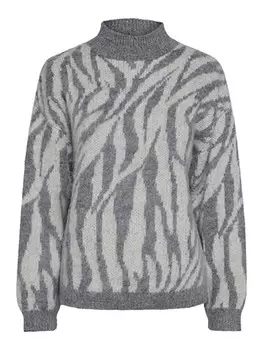 Пуловер Pieces Pullover, серый