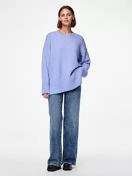 Пуловер Pieces Pullover, светло-синий