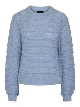 Пуловер Pieces Pullover, светло-синий