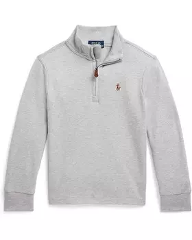 Пуловер Polo Ralph Lauren Kids Cotton Interlock Quarter-Zip Pullover, цвет Andover Heather