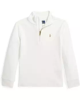 Пуловер Polo Ralph Lauren Kids Cotton Interlock Quarter-Zip Pullover, цвет Nevis