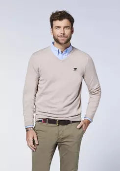 Пуловер Polo Sylt, серый