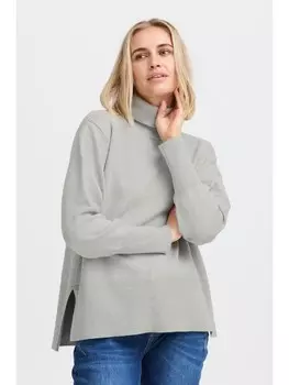 Пуловер PULZ Jeans Strick, серый