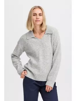 Пуловер PULZ Jeans Strick, серый