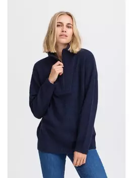 Пуловер PULZ Jeans Strick, синий