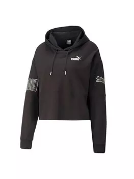 Пуловер Puma Power Colorblock Sommer Hoodie Pullover, черный