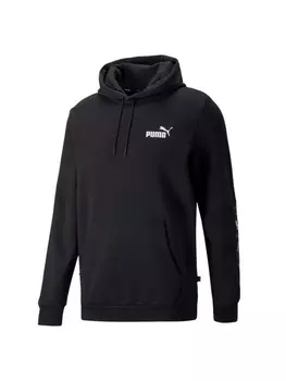 Пуловер Puma Pullover Hoodie ESS+Tape FL, черный