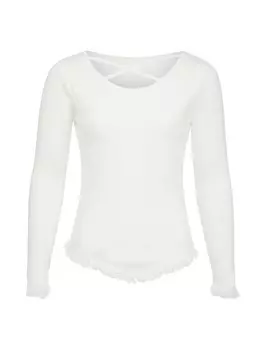 Пуловер qisha Strick, белый