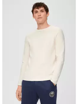 Пуловер QS, бежевый