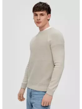 Пуловер QS, бежевый