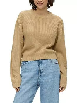 Пуловер QS by sOliver, бежевый