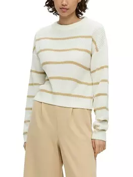 Пуловер QS by sOliver, цвет wei/beige