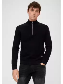 Пуловер QS, черный