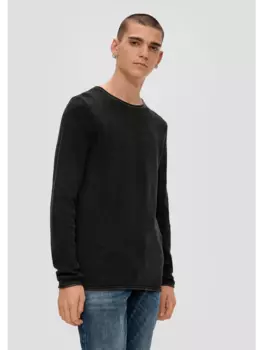 Пуловер QS, черный