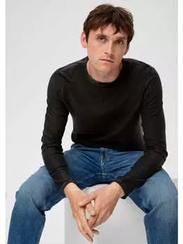 Пуловер QS, черный