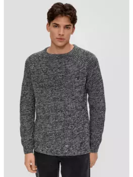 Пуловер QS, черный