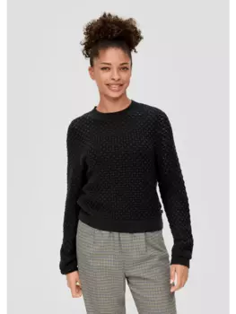 Пуловер QS, черный
