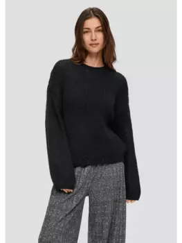 Пуловер QS, черный