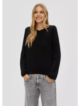 Пуловер QS, черный