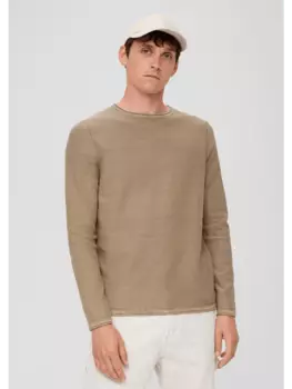 Пуловер QS, коричневый